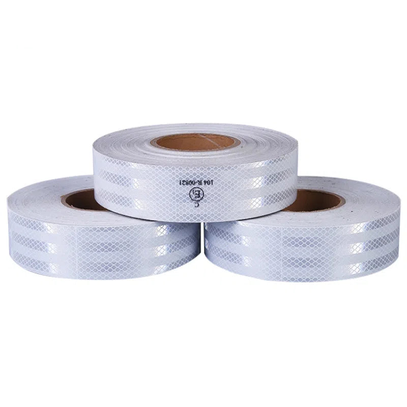 ECE-104R Пленка для предупреждения о дорожном движении. Микропризматическая светоотражающая лента.