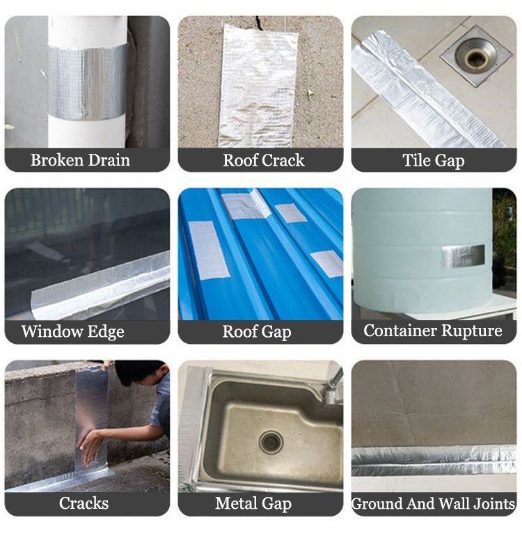 Cinta de butilo de aluminio de alta resistencia