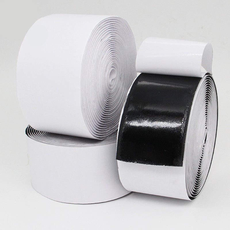 Hook and Loop Strips with Adhesive