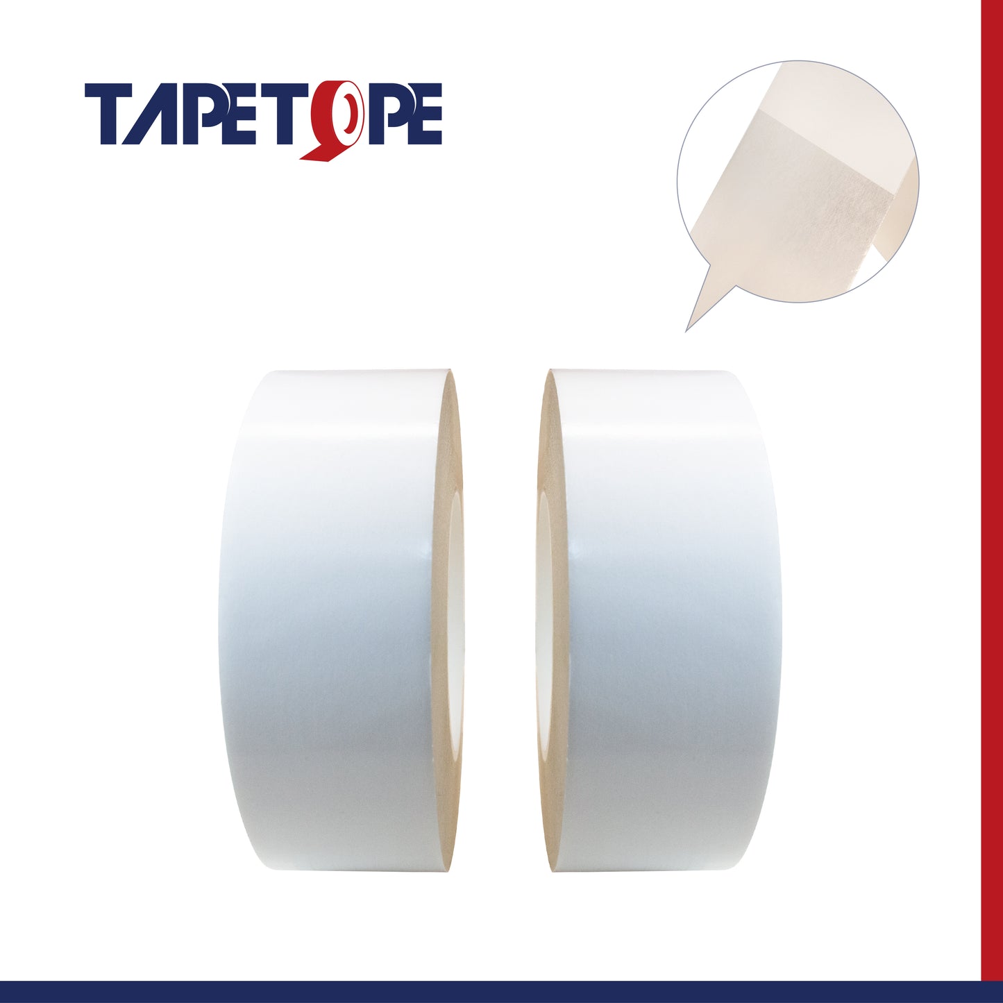 Cinta de tejido de doble cara de 0,09 mm de grosor