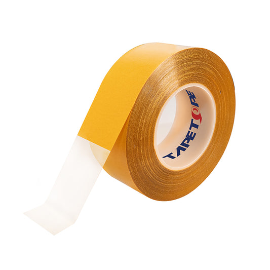 Double Sided PET Tape-Yellow glassine paper
