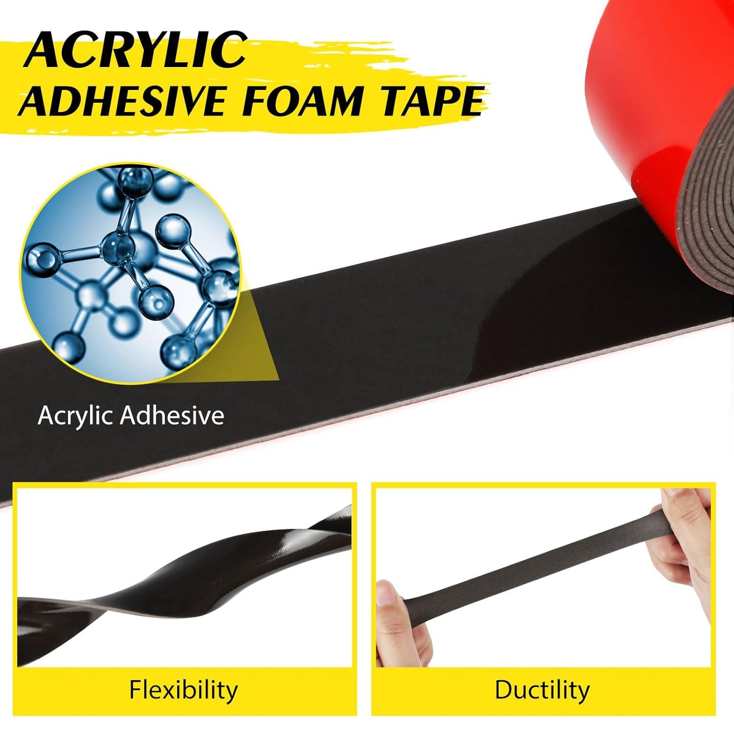Acrylic Foam Tape-Black color