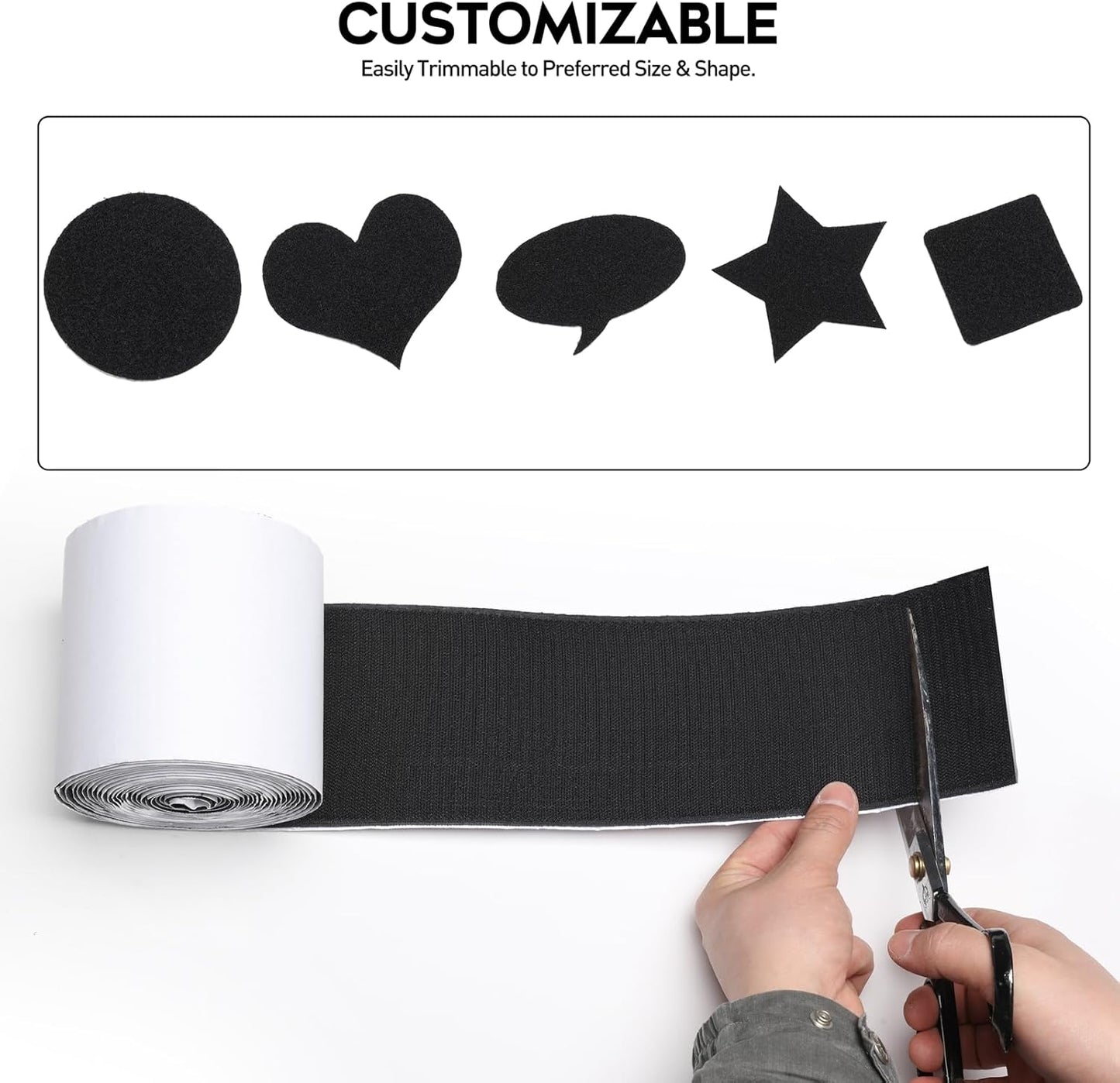 Easy-to-Pull Glue Velcro Photo Frame Nail-Free Hook and Loop Strips