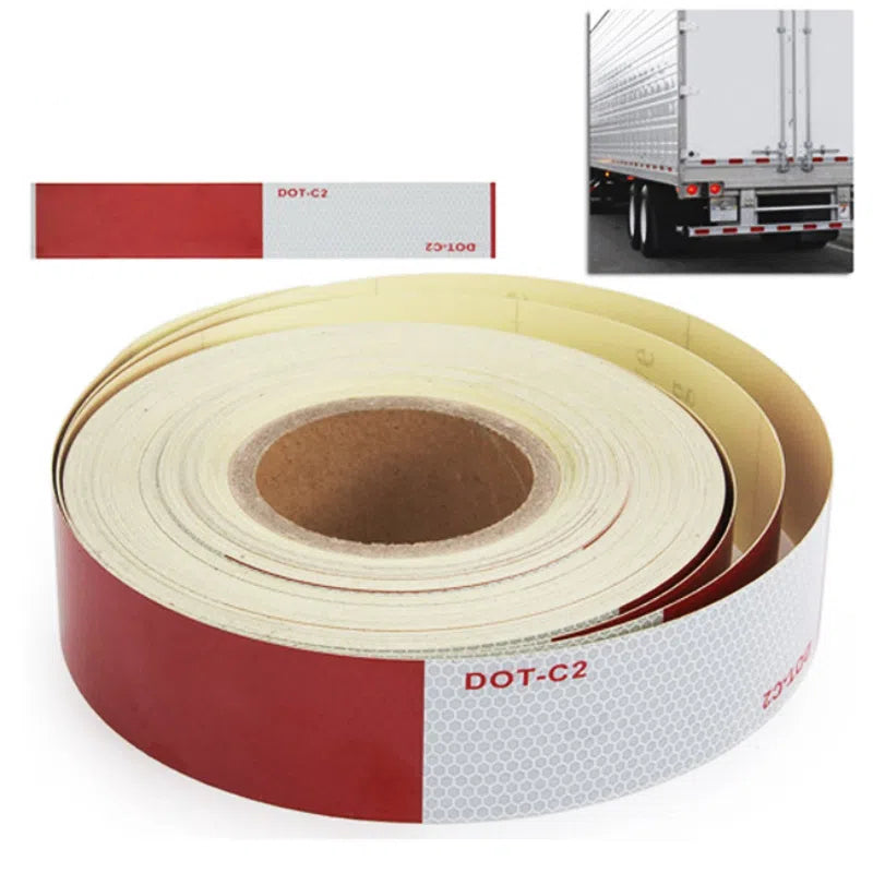 Cinta reflectante de alta intensidad para vehículos y camiones.