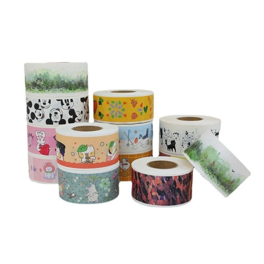 Cinta de papel kraft reforzada, ecológica y activada por agua, de acrílico, para embalaje.