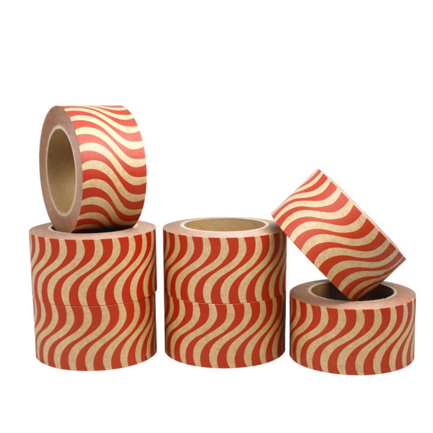 Customizable logo printed self-adhesive kraft paper tape