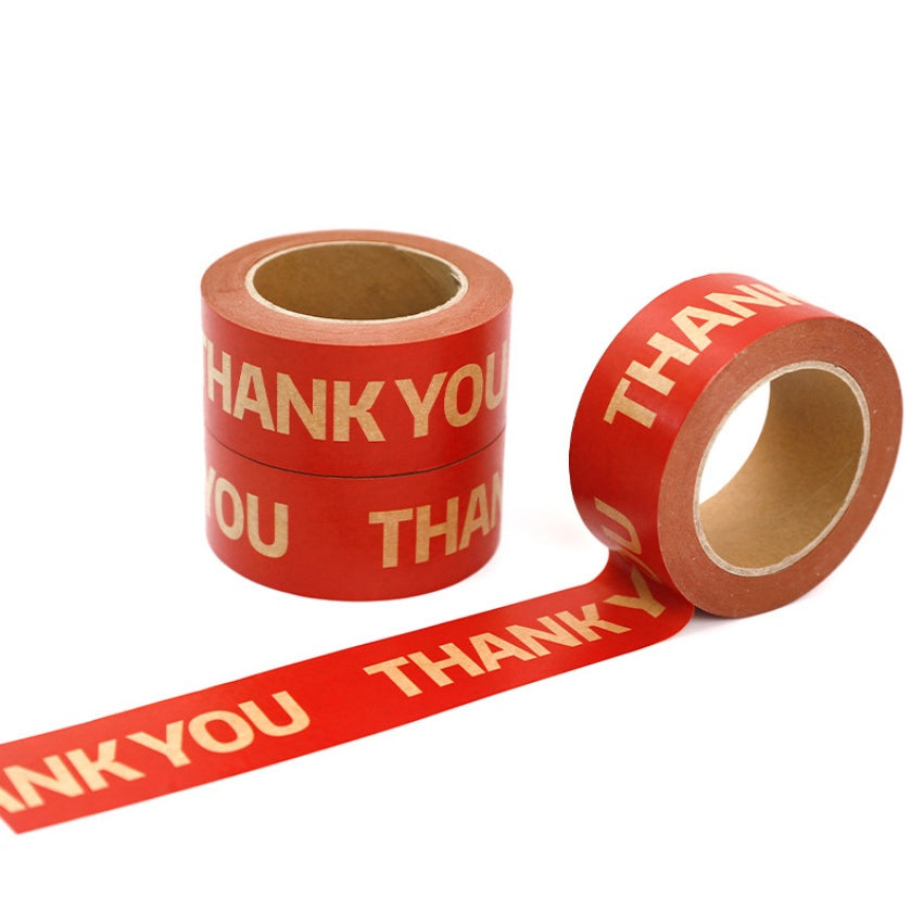 Customizable logo printed self-adhesive kraft paper tape