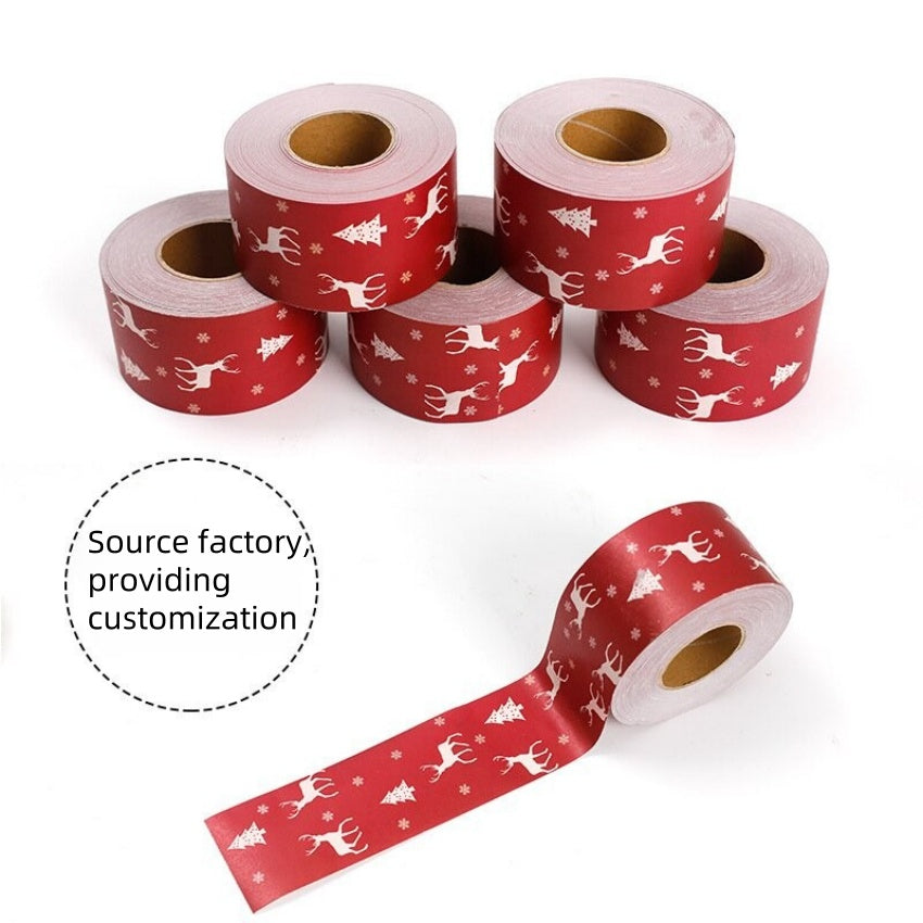 Eco-friendly Masking Kraft Paper Tape Water Activated Reinforced Kraft Paper Tape Acrylic for Packaging
