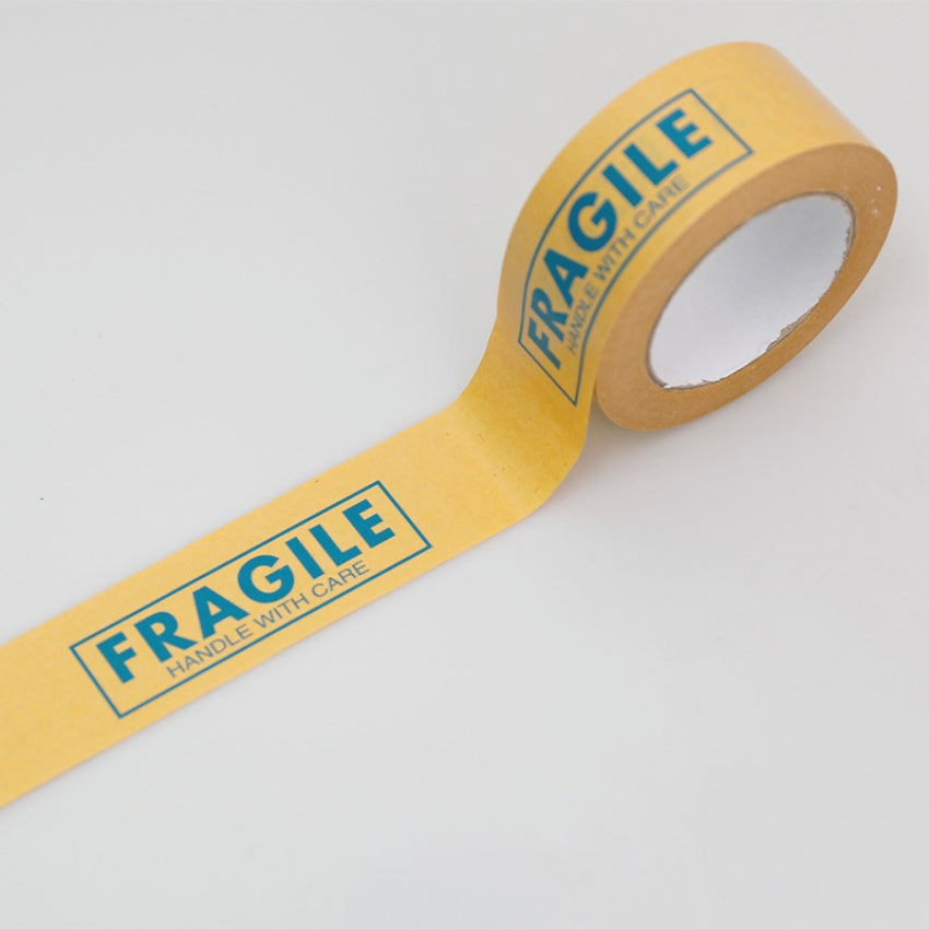 Customizable surface writable kraft paper tape High viscosity water-free kraft paper tape