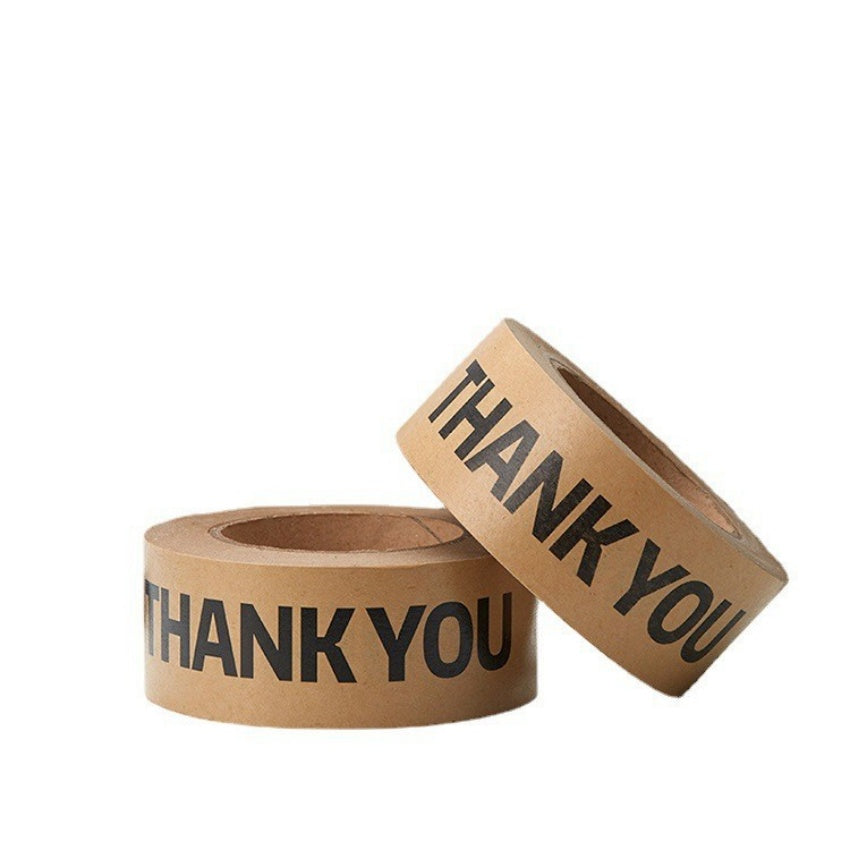 Customizable logo printed self-adhesive kraft paper tape