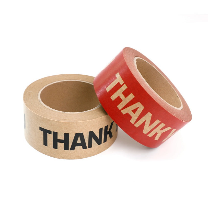 Customizable logo printed self-adhesive kraft paper tape
