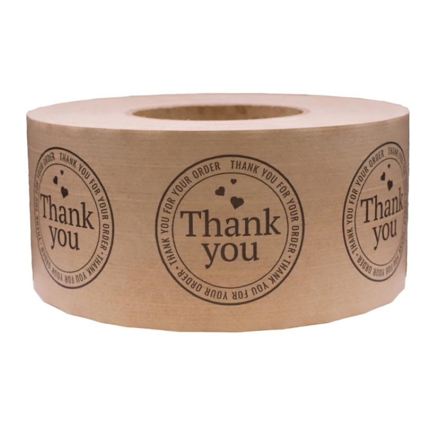 High viscosity water soluble writable sealing wet water kraft paper tape