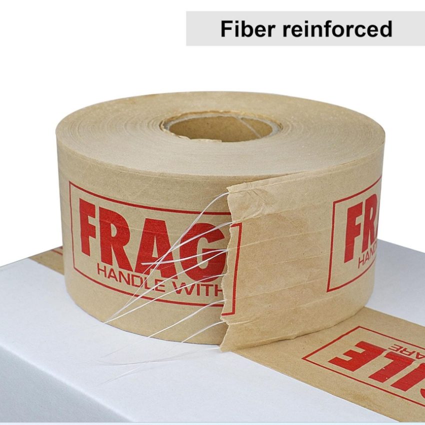 High viscosity water soluble writable sealing wet water kraft paper tape