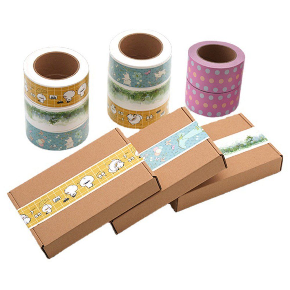 Customizable surface writable kraft paper tape High viscosity water-free kraft paper tape