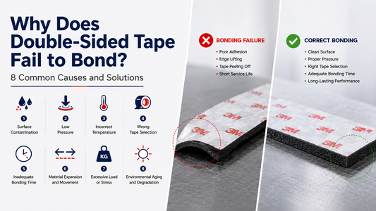Why Does Double-Sided Tape Fail to Bond? 8 Common Causes and Solutions