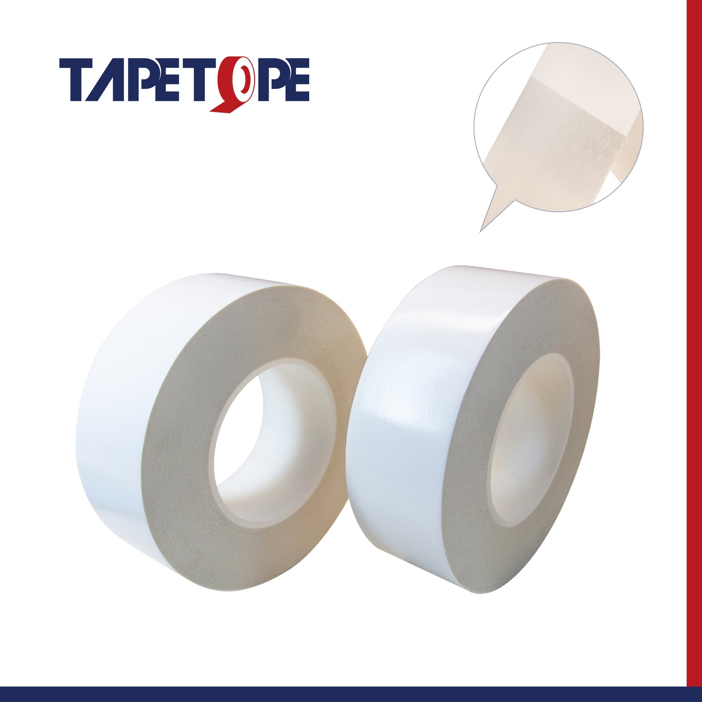 Cinta de tejido de doble cara de 0,09 mm de grosor