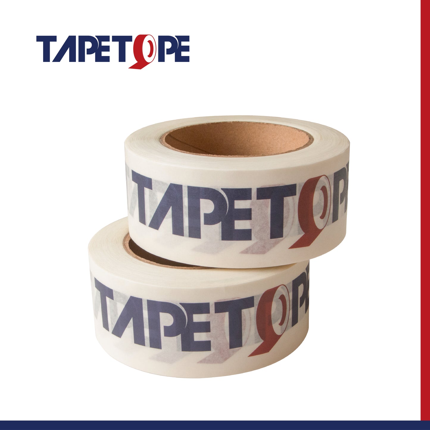 Cinta de papel kraft autoadhesiva con logotipo impreso personalizable