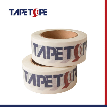 Cinta de papel kraft autoadhesiva con logotipo impreso personalizable