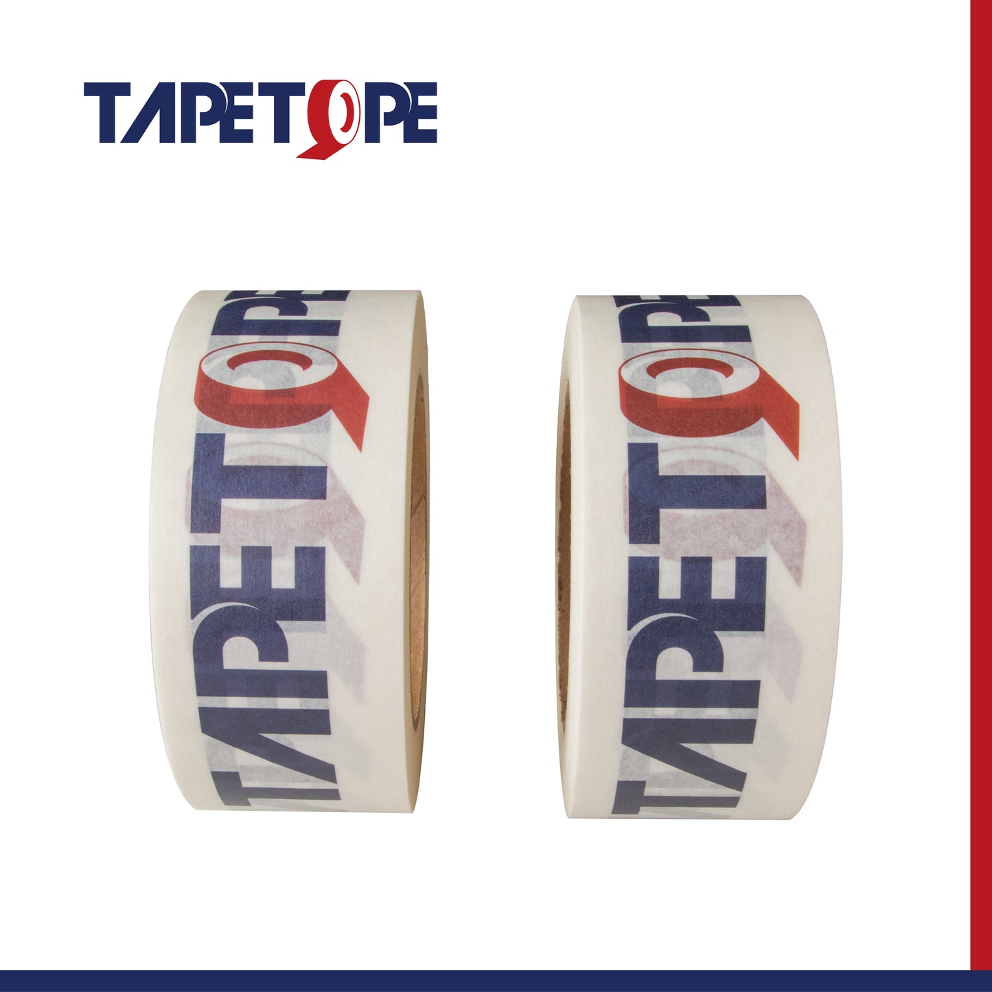 Cinta de papel kraft autoadhesiva con logotipo impreso personalizable