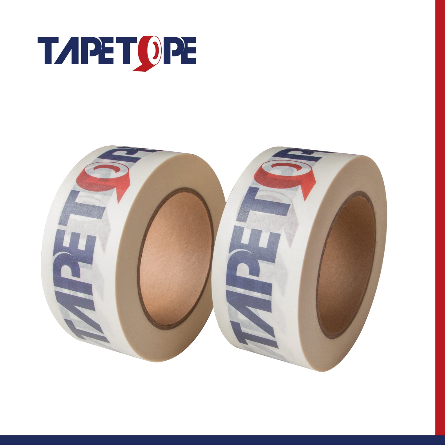 Cinta de papel kraft autoadhesiva con logotipo impreso personalizable