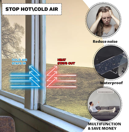 Window Sealing Tape Transparent Insulation Waterproof Nano Tape