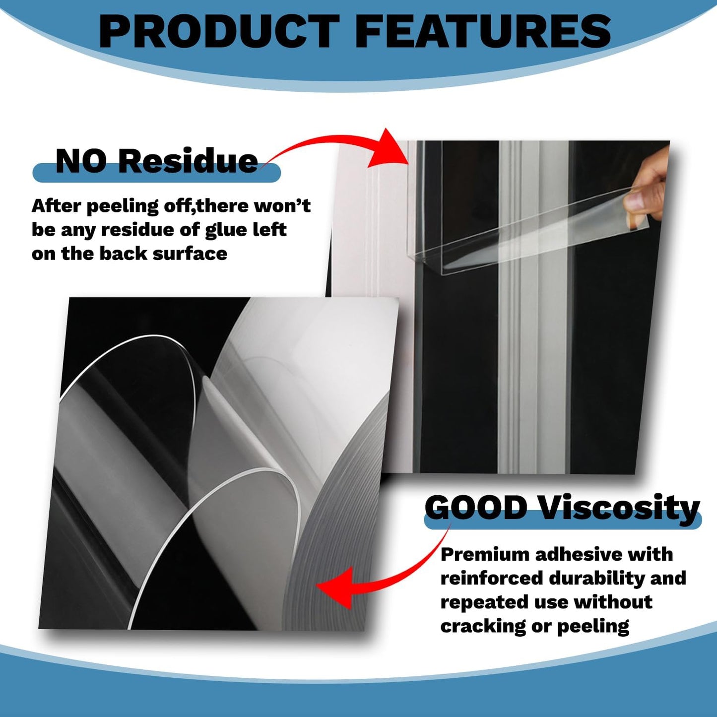 Window Sealing Tape Transparent Insulation Waterproof Nano Tape
