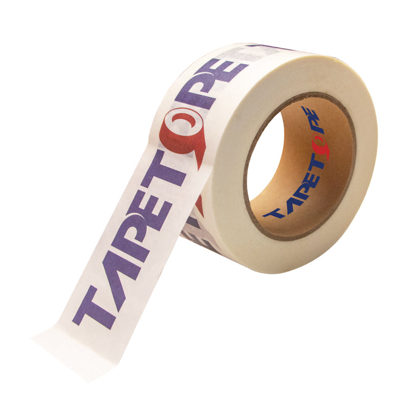 Cinta de papel kraft autoadhesiva con logotipo impreso personalizable