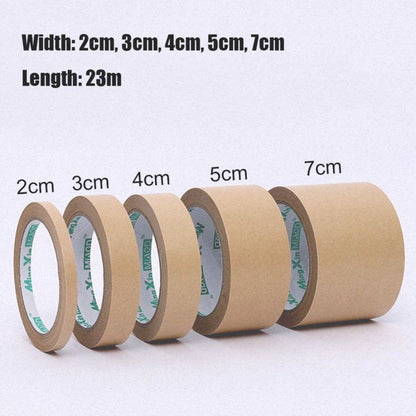 Customizable surface writable kraft paper tape High viscosity water-free kraft paper tape