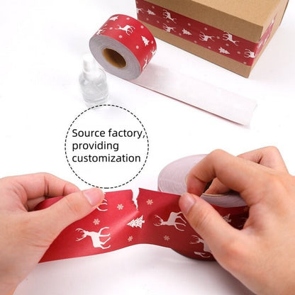 Eco-friendly Masking Kraft Paper Tape Water Activated Reinforced Kraft Paper Tape Acrylic for Packaging