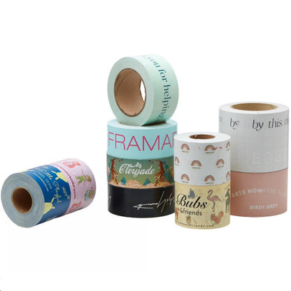 Customizable surface writable kraft paper tape High viscosity water-free kraft paper tape